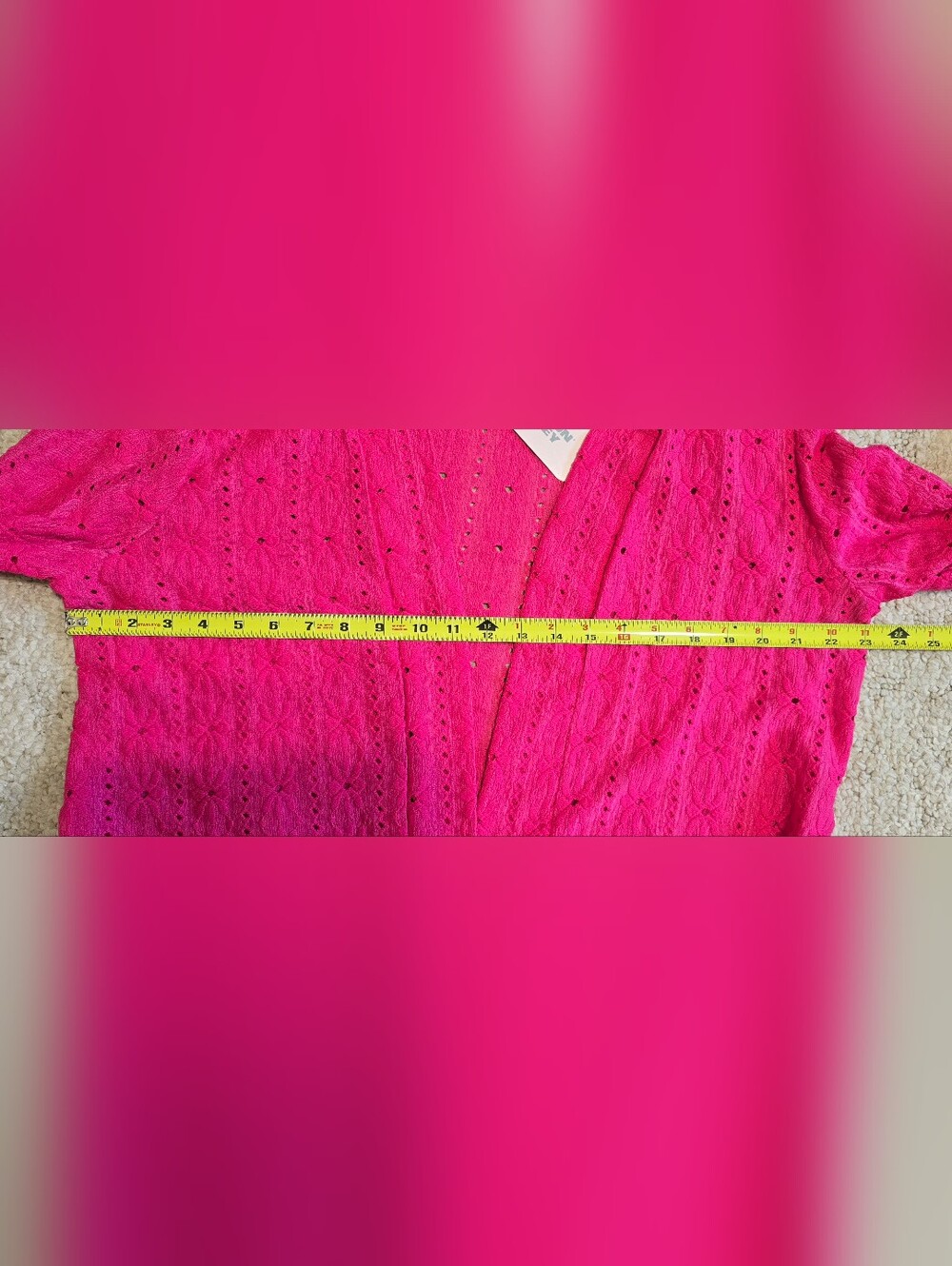 Allison Daley NWT Raspberry Cardigan Size Large - Picture 3 of 5